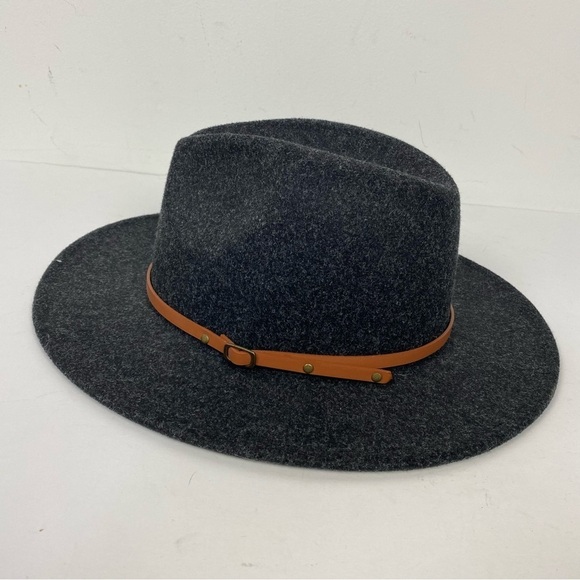 Wool Black Boho Bohemian Wide Brim Hat Bute Photogenetic - Picture 1 of 3